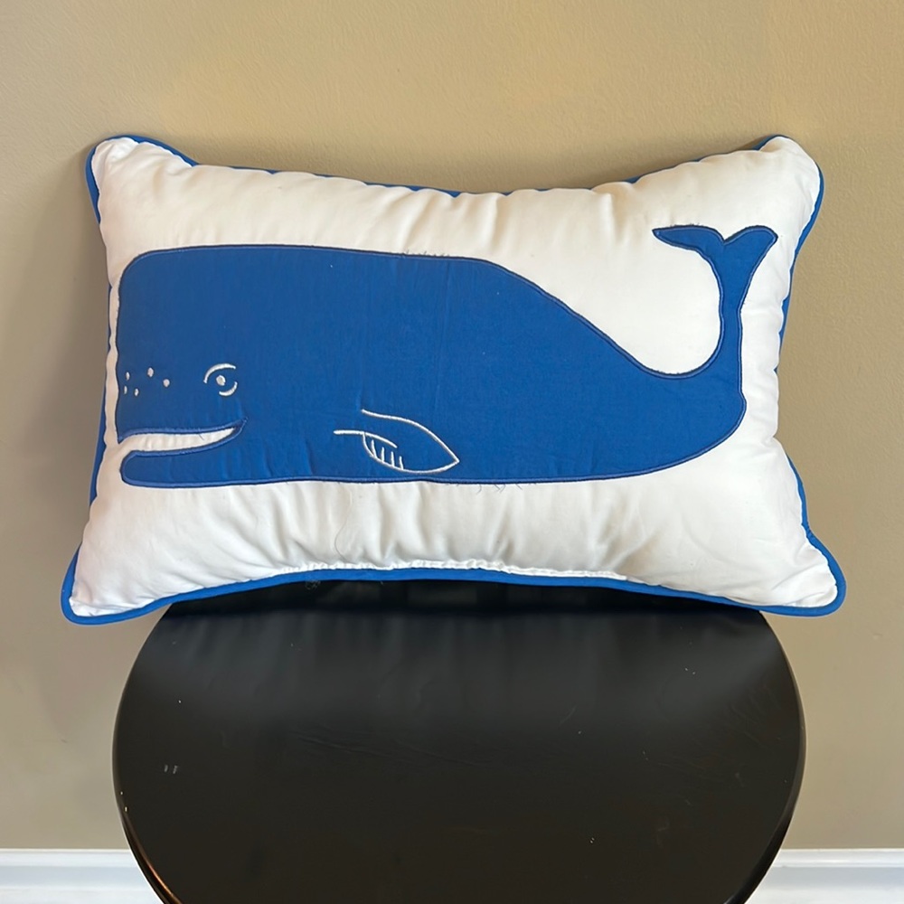 Sabrina Soto Whale Accent Pillow